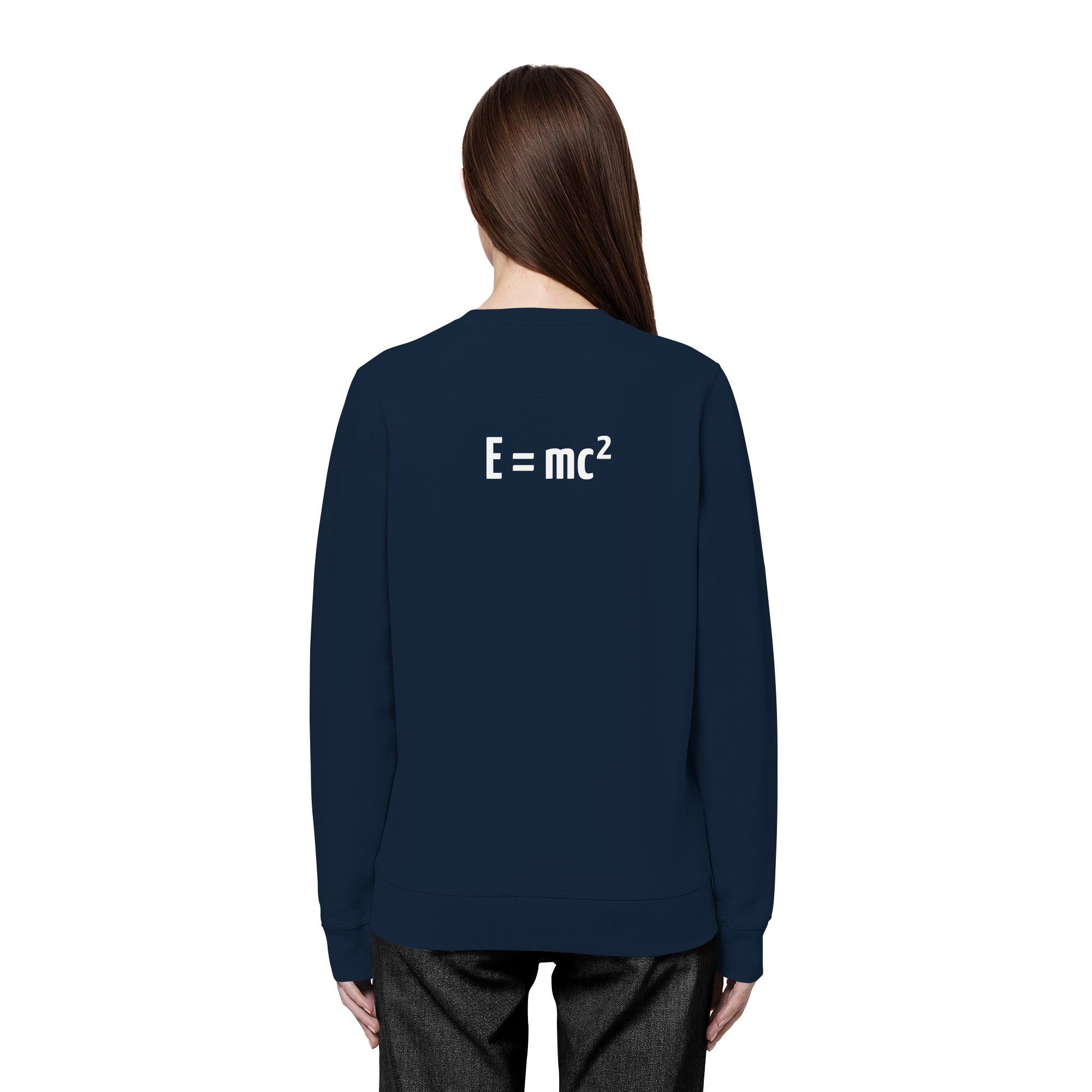 WHITE BACK (K3) - Organic Basic Unisex Sweatshirt