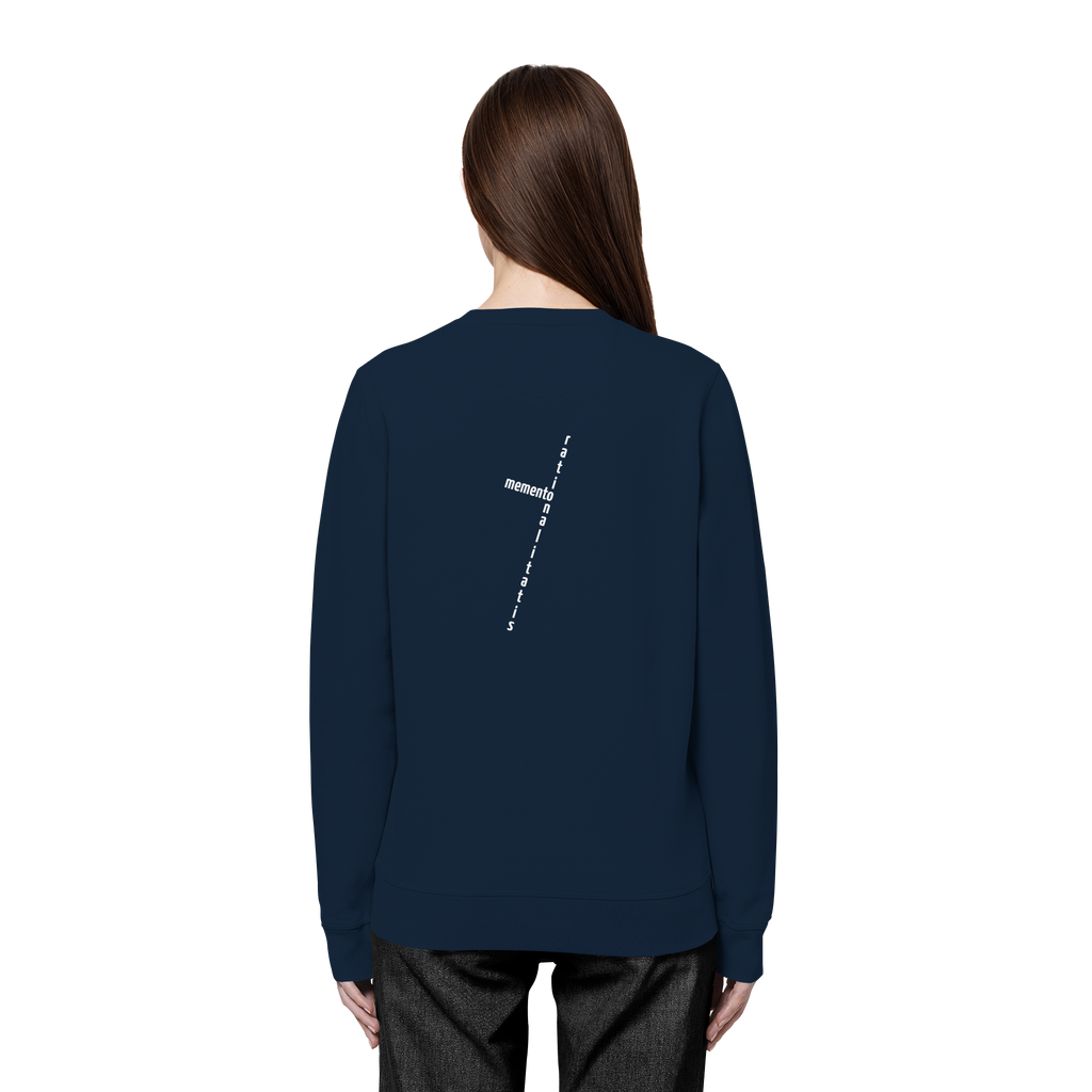 WHITE BACK (K2) - Organic Basic Unisex Sweatshirt