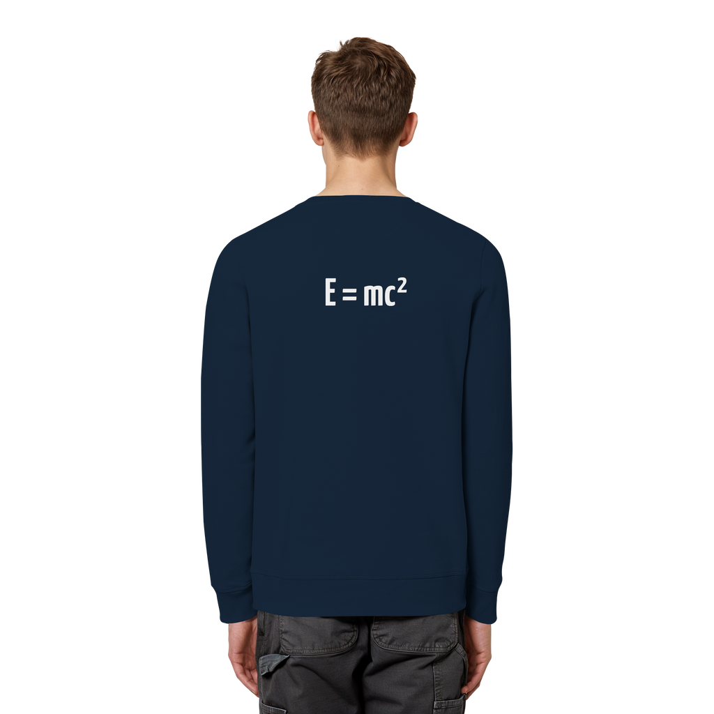 WHITE BACK (K3) - Organic Basic Unisex Sweatshirt