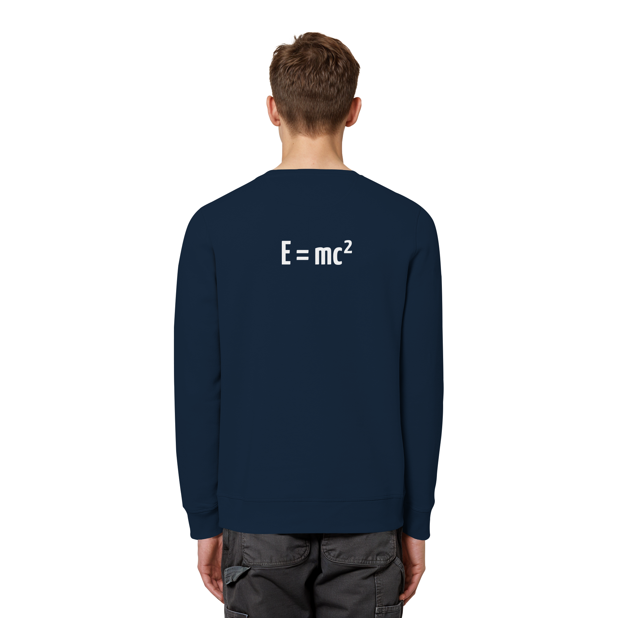 WHITE BACK (K3) - Organic Basic Unisex Sweatshirt