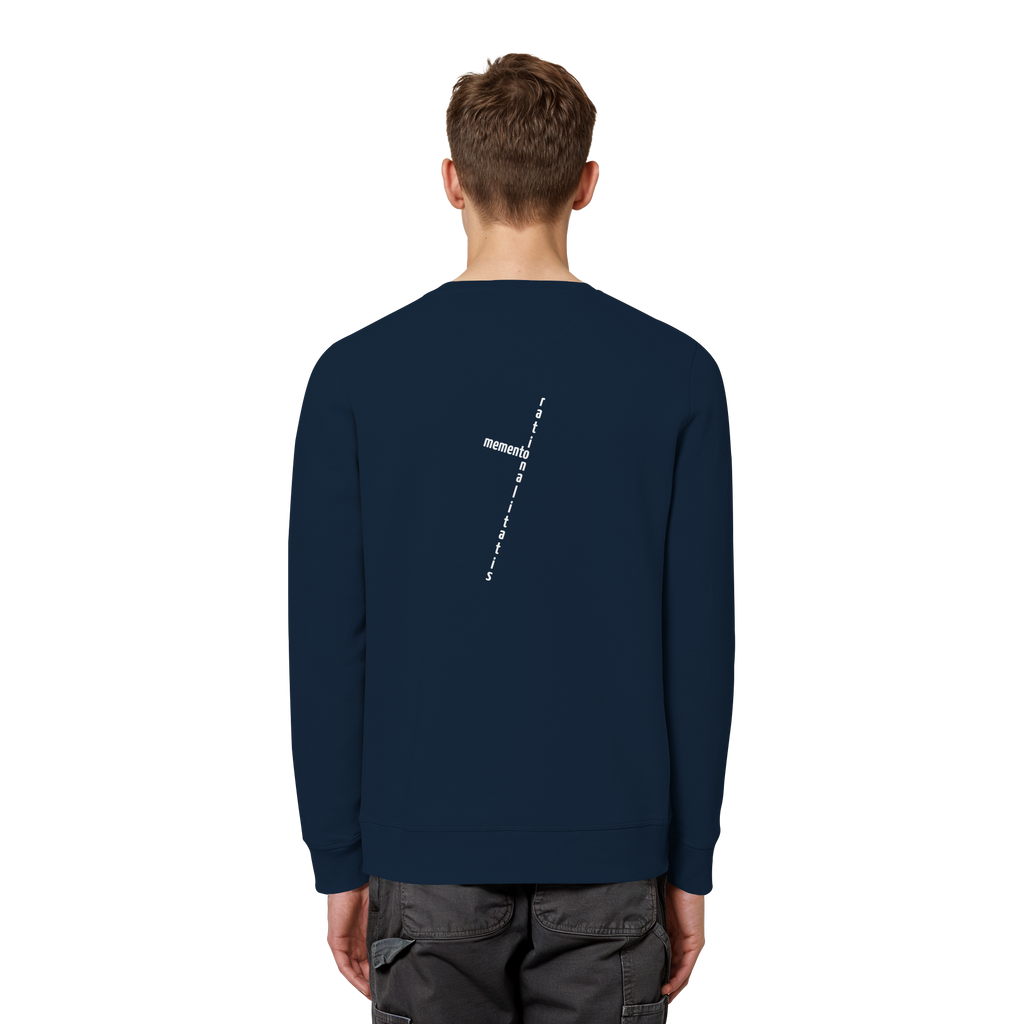 WHITE BACK (K2) - Organic Basic Unisex Sweatshirt