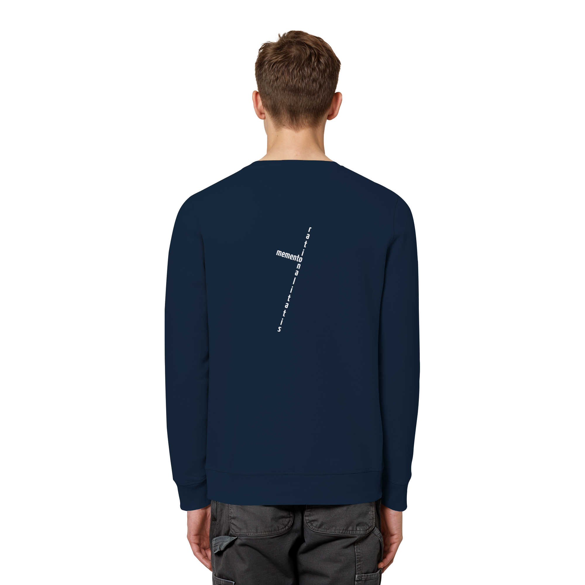 WHITE BACK (K2) - Organic Basic Unisex Sweatshirt