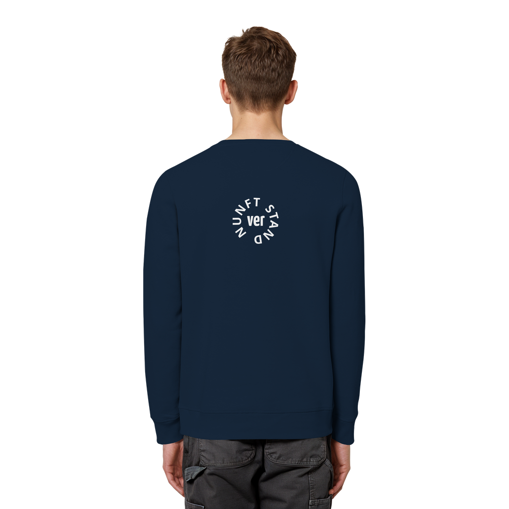 WHITE BACK (K4) - Organic Basic Unisex Sweatshirt