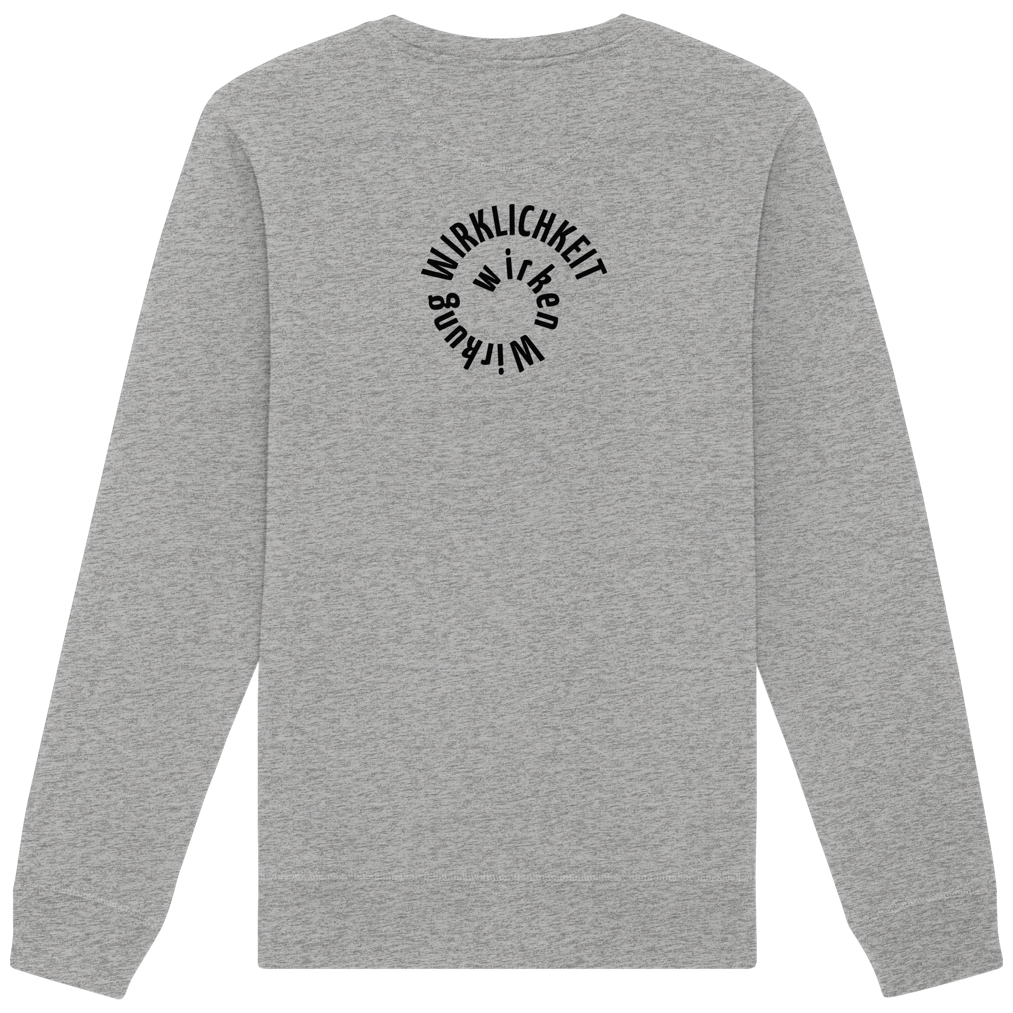 BLACK BACK (K1) - Organic Basic Unisex Sweatshirt