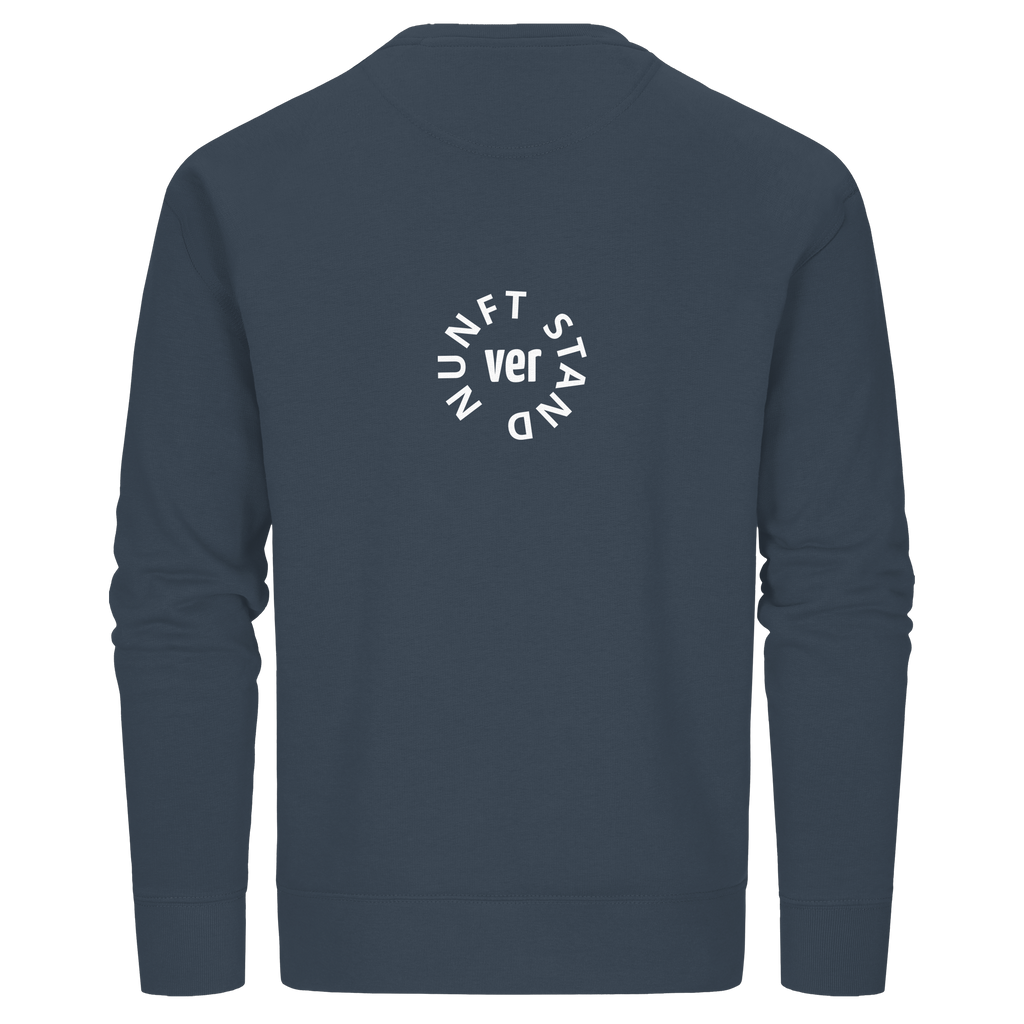 WHITE BACK (K4) - Organic Basic Unisex Sweatshirt