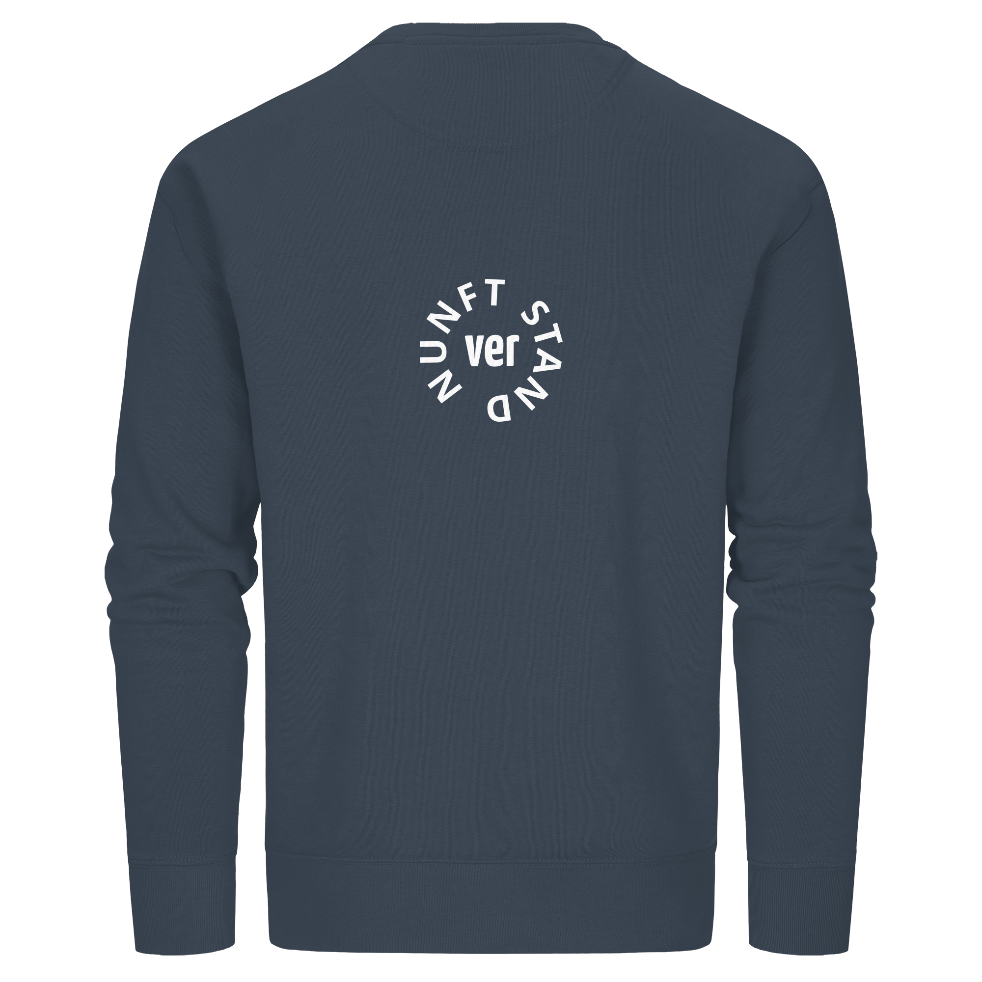 WHITE BACK (K4) - Organic Basic Unisex Sweatshirt