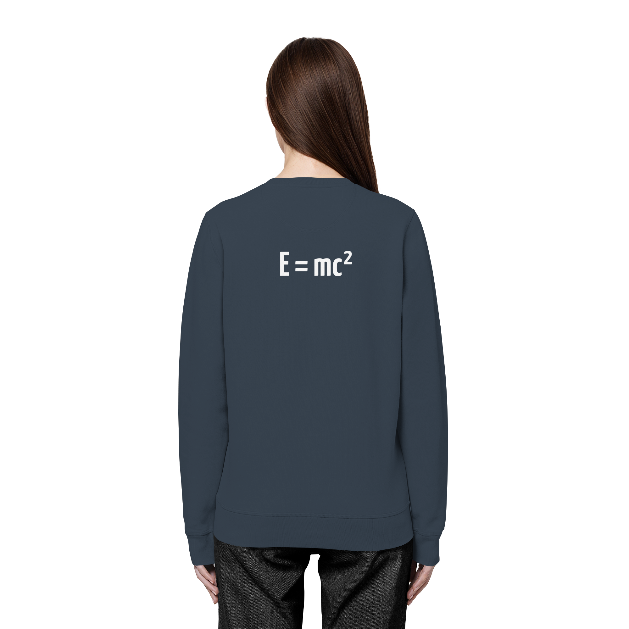 WHITE BACK (K3) - Organic Basic Unisex Sweatshirt
