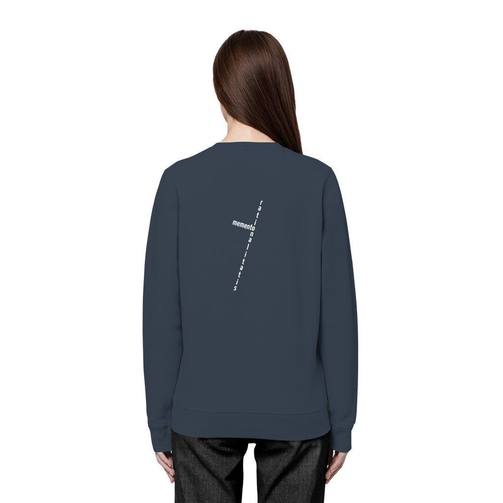 WHITE BACK (K2) - Organic Basic Unisex Sweatshirt