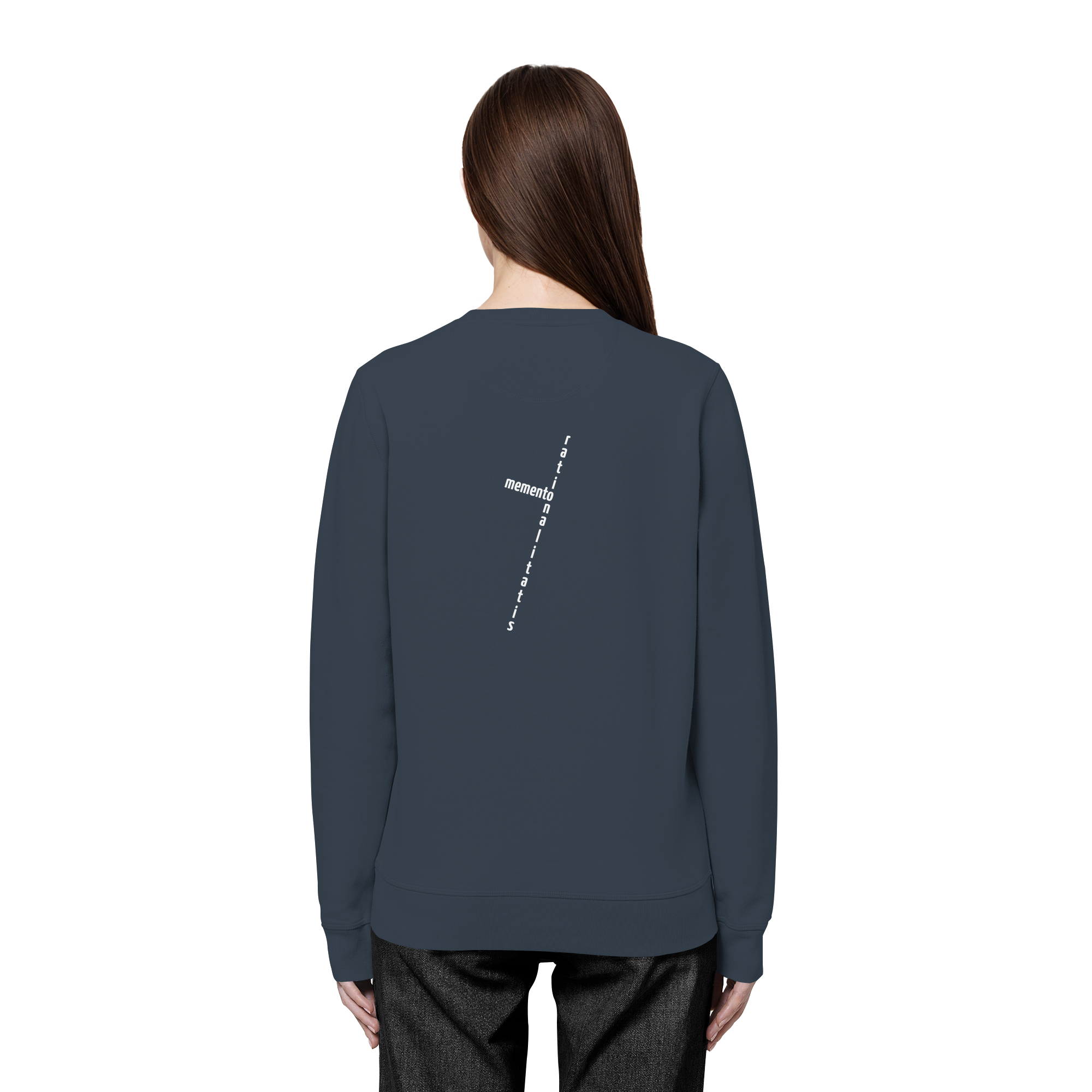 WHITE BACK (K2) - Organic Basic Unisex Sweatshirt