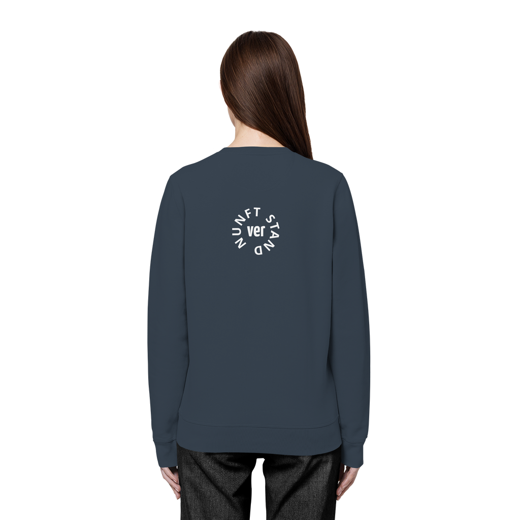 WHITE BACK (K4) - Organic Basic Unisex Sweatshirt