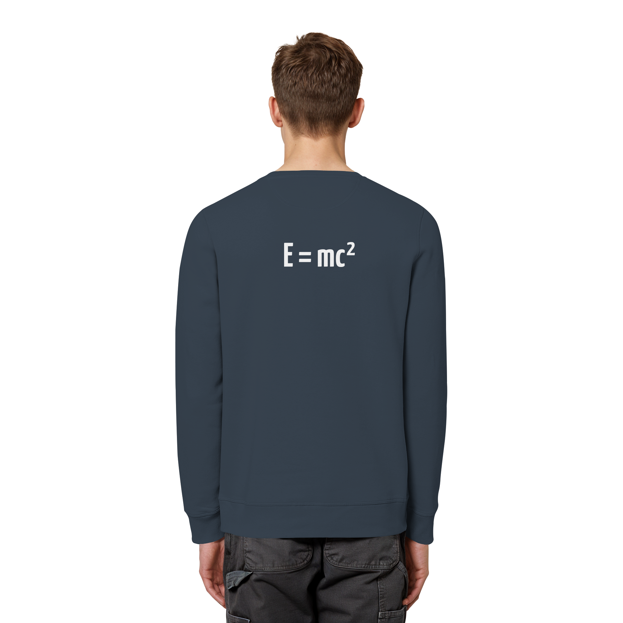 WHITE BACK (K3) - Organic Basic Unisex Sweatshirt