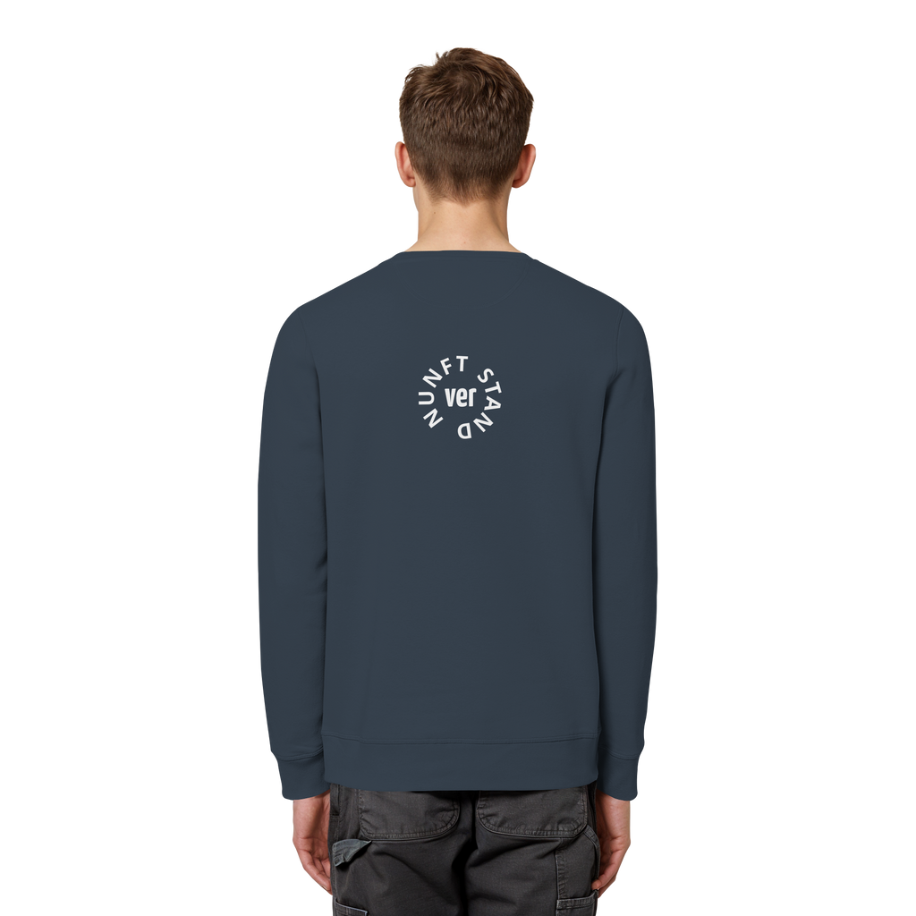 WHITE BACK (K4) - Organic Basic Unisex Sweatshirt