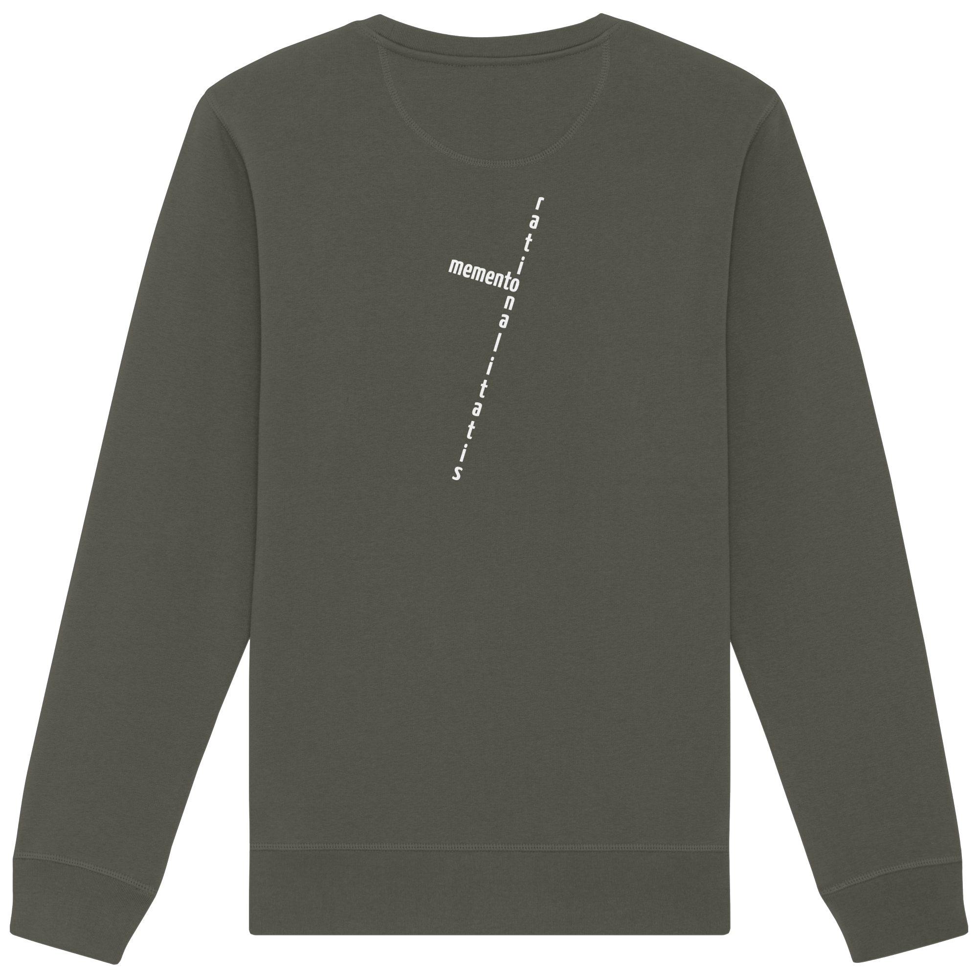 WHITE BACK (K2) - Organic Basic Unisex Sweatshirt