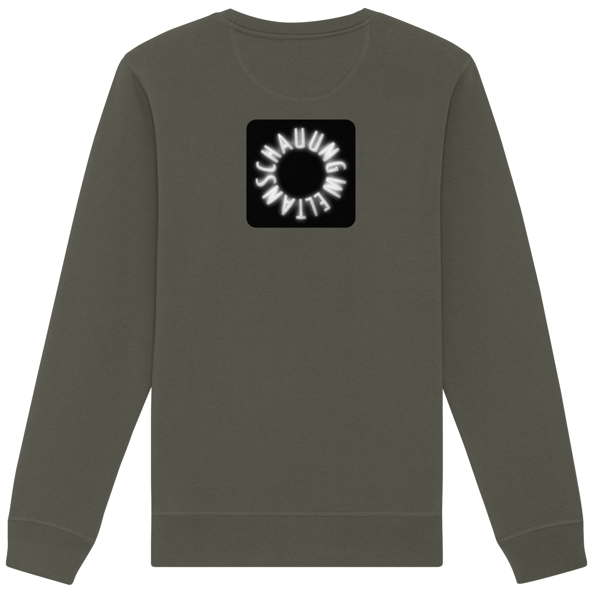 WHITE BACK (K5) - Organic Basic Unisex Sweatshirt