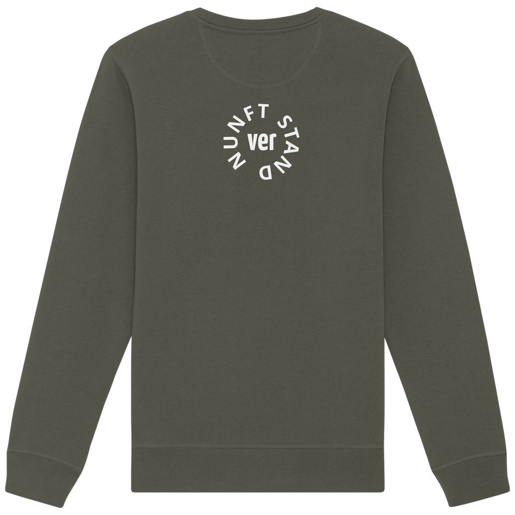 WHITE BACK (K4) - Organic Basic Unisex Sweatshirt