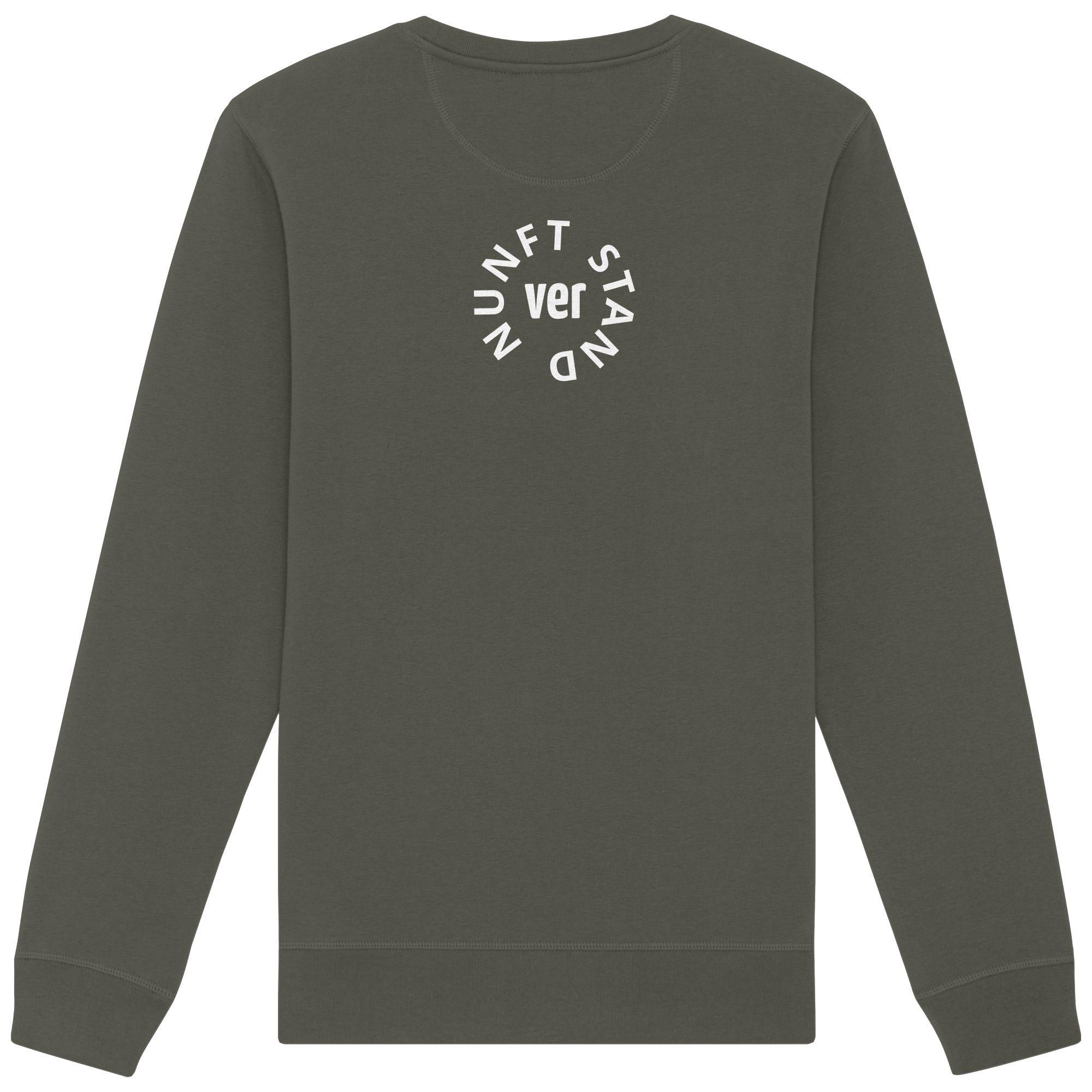 WHITE BACK (K4) - Organic Basic Unisex Sweatshirt