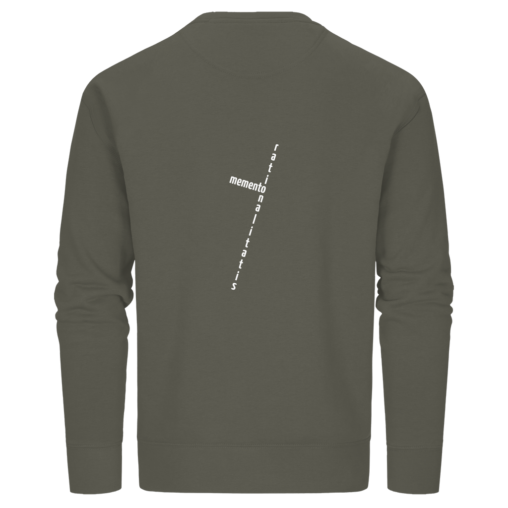 WHITE BACK (K2) - Organic Basic Unisex Sweatshirt