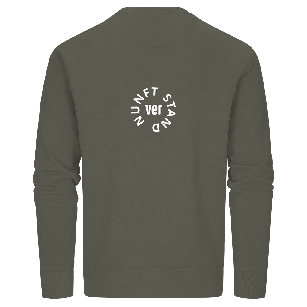 WHITE BACK (K4) - Organic Basic Unisex Sweatshirt
