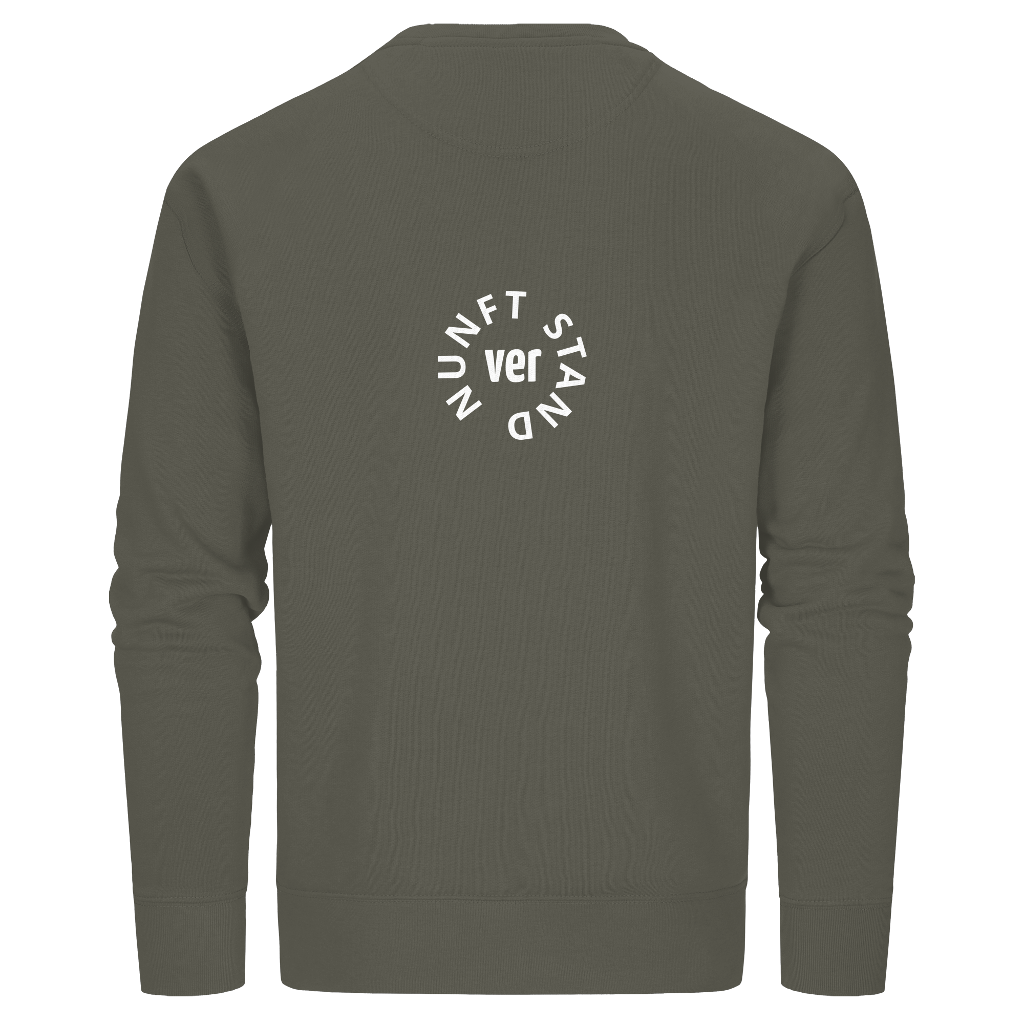 WHITE BACK (K4) - Organic Basic Unisex Sweatshirt