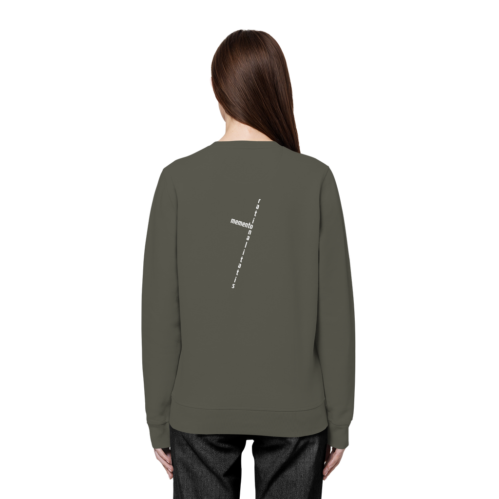 WHITE BACK (K2) - Organic Basic Unisex Sweatshirt