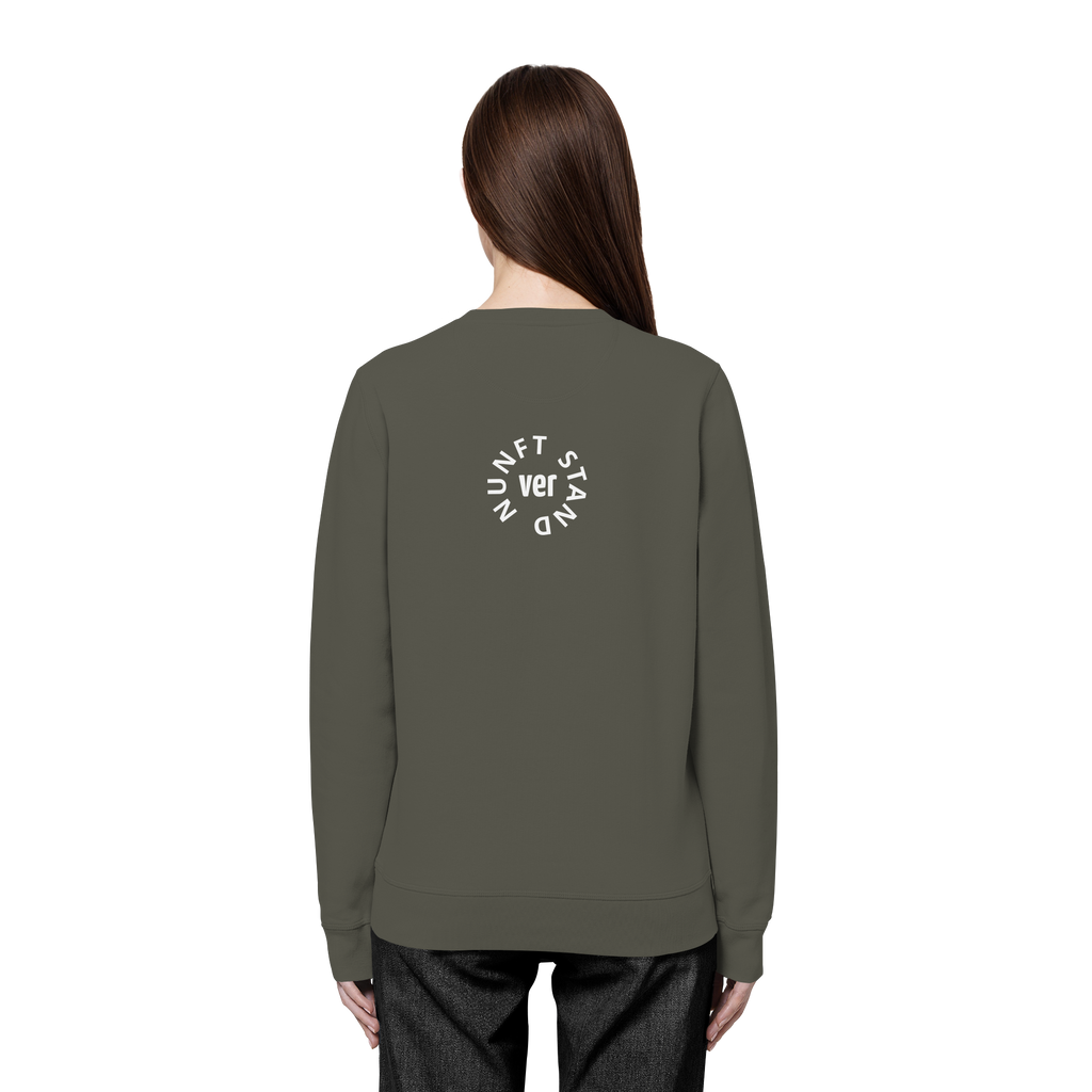 WHITE BACK (K4) - Organic Basic Unisex Sweatshirt