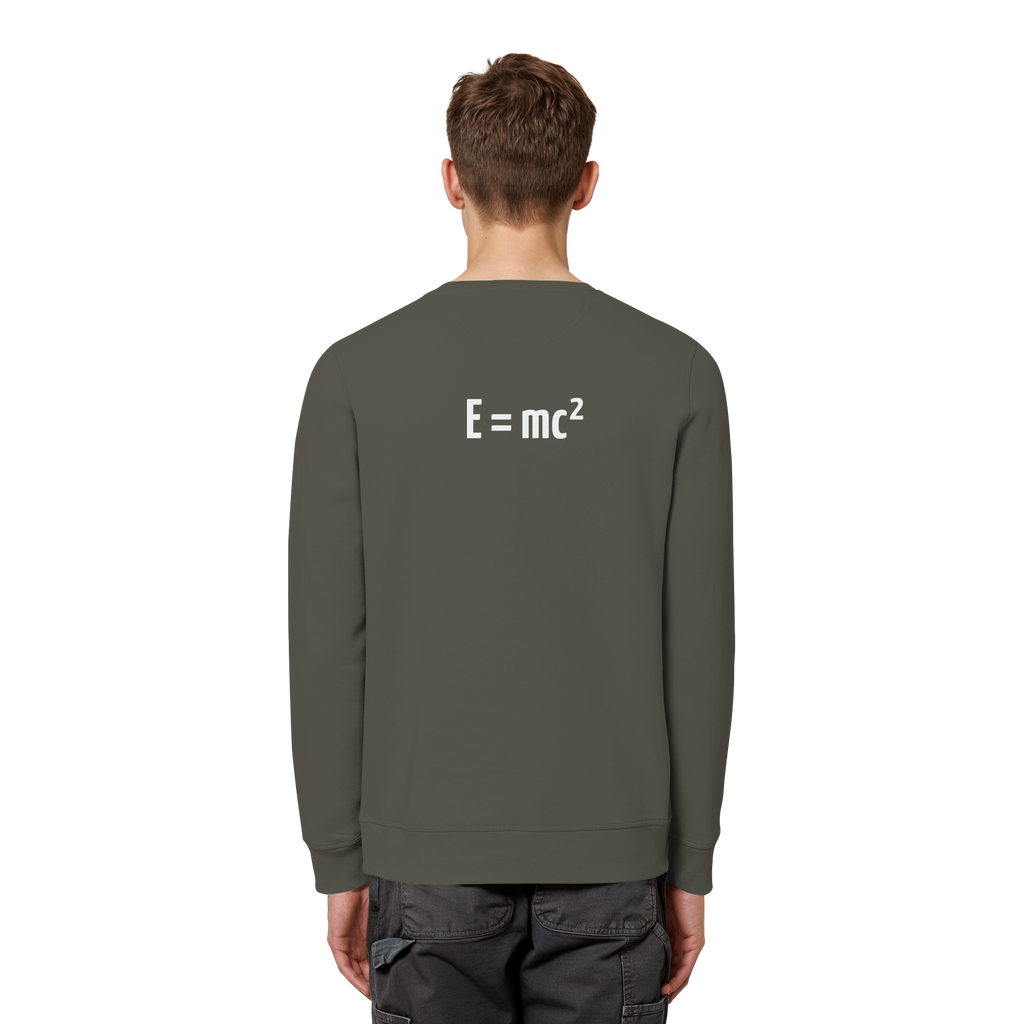 WHITE BACK (K3) - Organic Basic Unisex Sweatshirt
