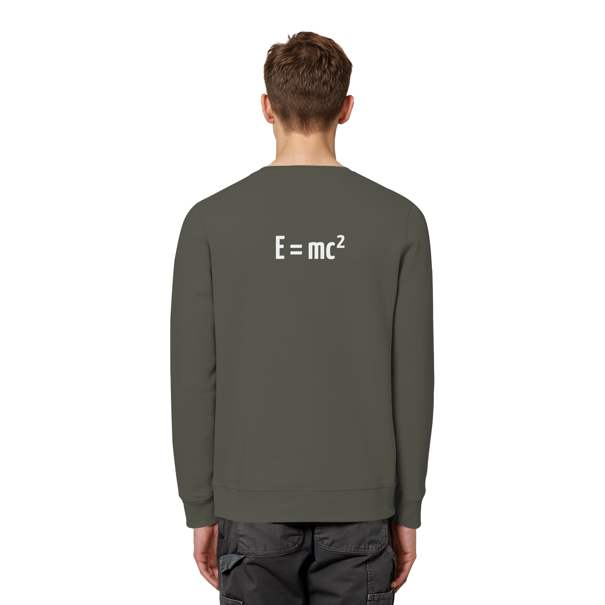 WHITE BACK (K3) - Organic Basic Unisex Sweatshirt