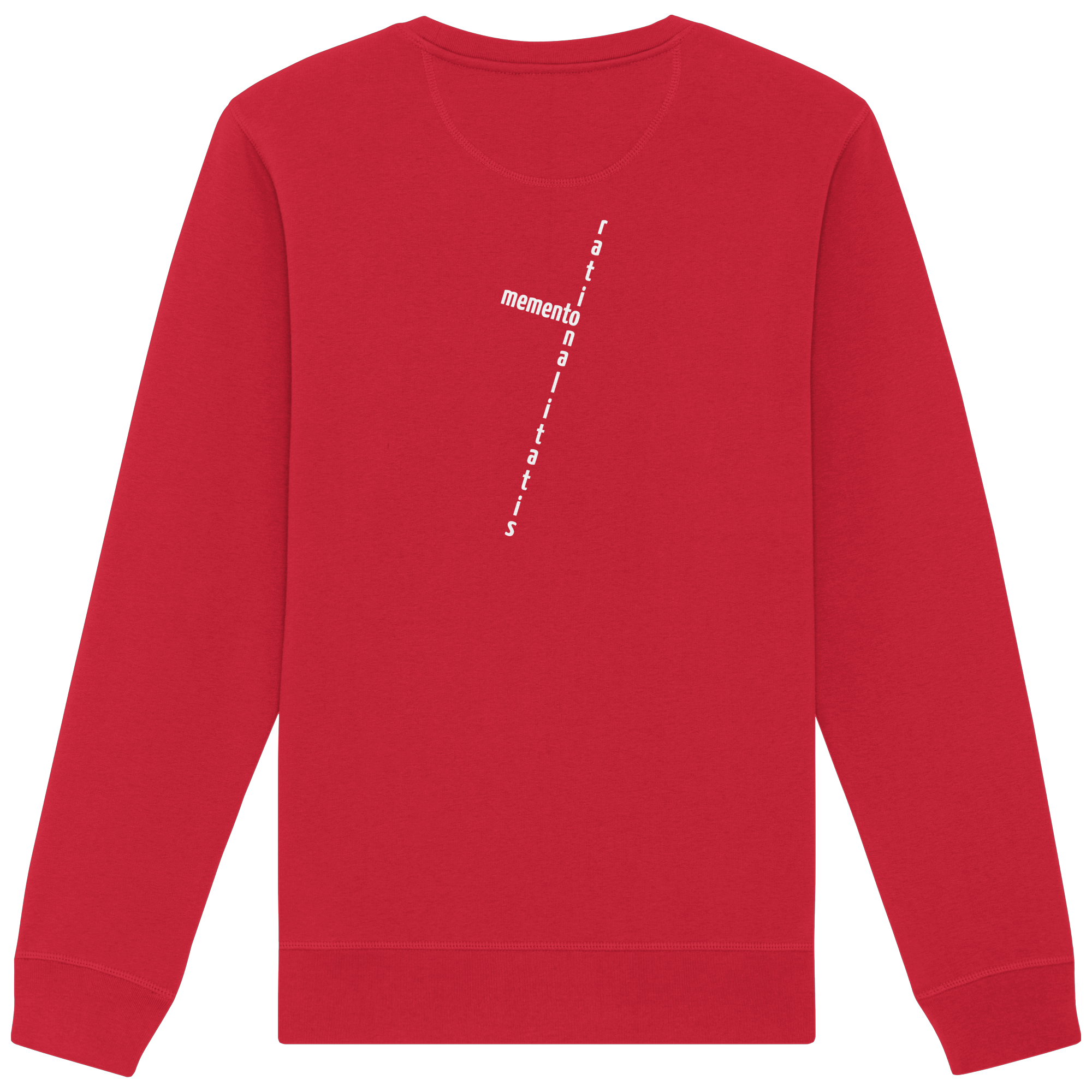 WHITE BACK (K2) - Organic Basic Unisex Sweatshirt