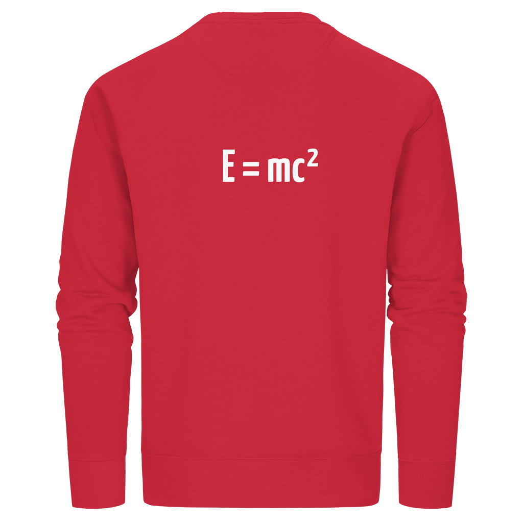 WHITE BACK (K3) - Organic Basic Unisex Sweatshirt