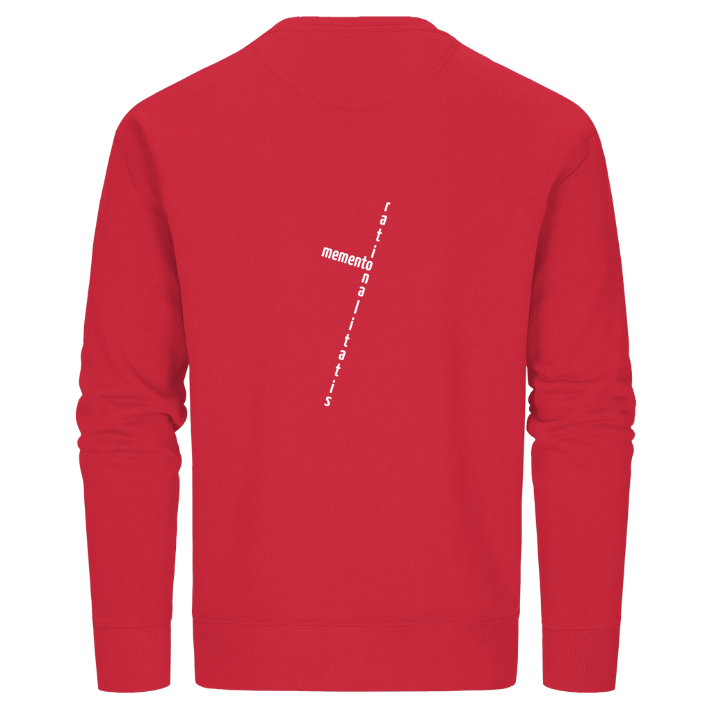 WHITE BACK (K2) - Organic Basic Unisex Sweatshirt