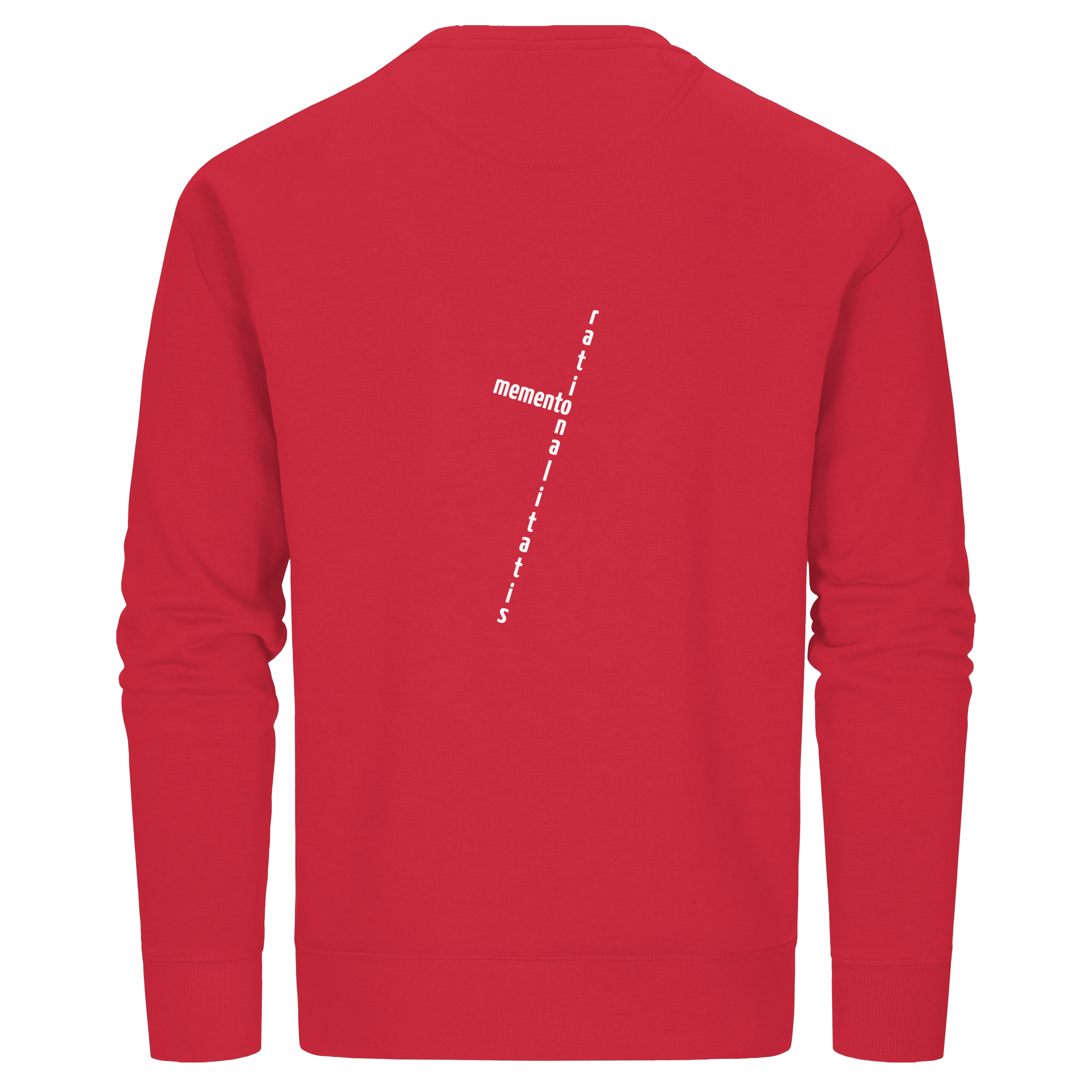 WHITE BACK (K2) - Organic Basic Unisex Sweatshirt