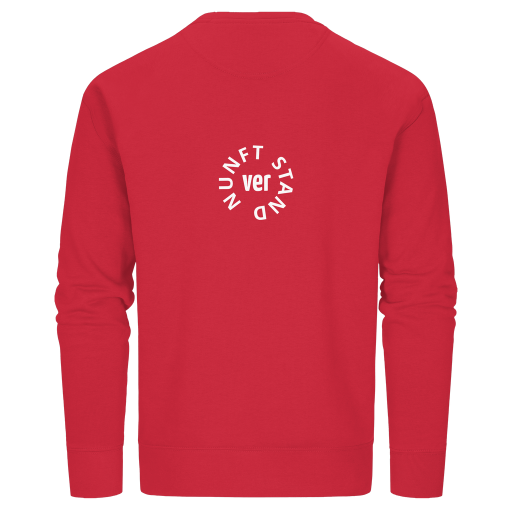 WHITE BACK (K4) - Organic Basic Unisex Sweatshirt
