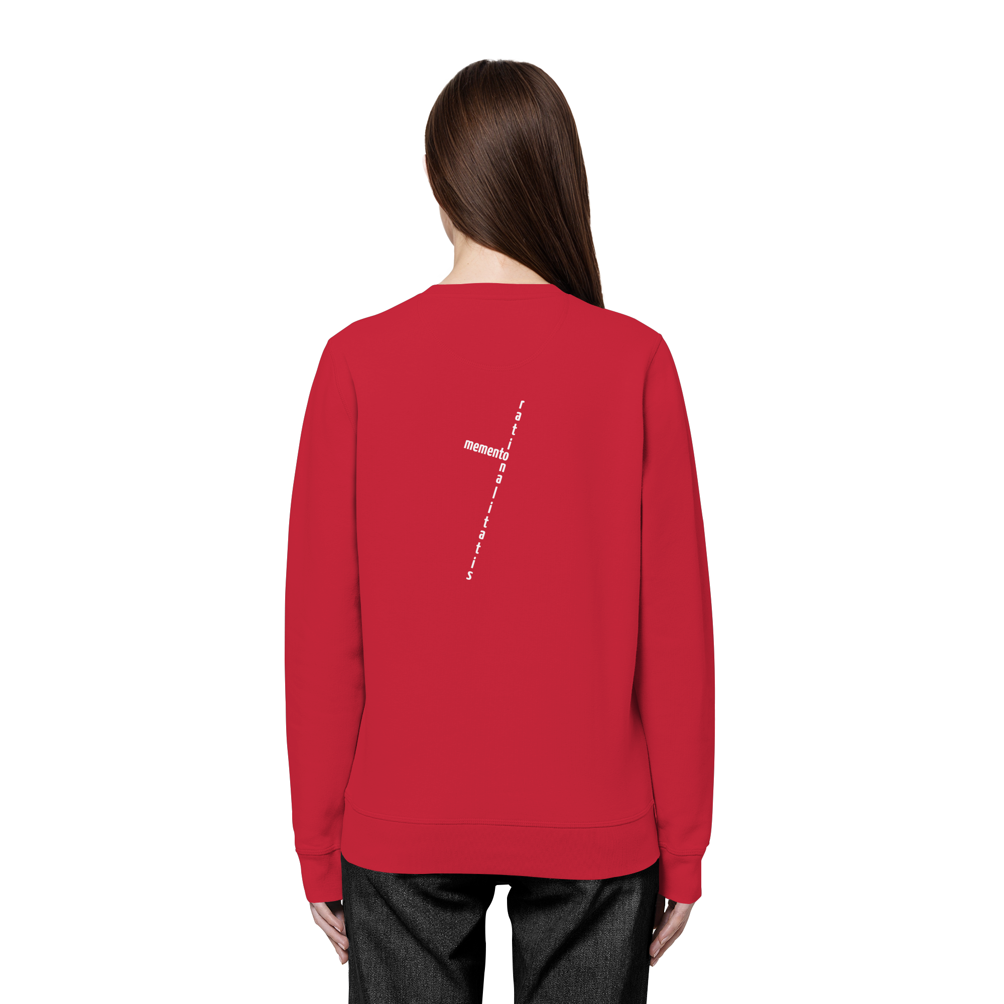 WHITE BACK (K2) - Organic Basic Unisex Sweatshirt