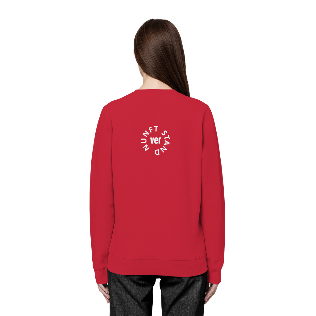 WHITE BACK (K4) - Organic Basic Unisex Sweatshirt
