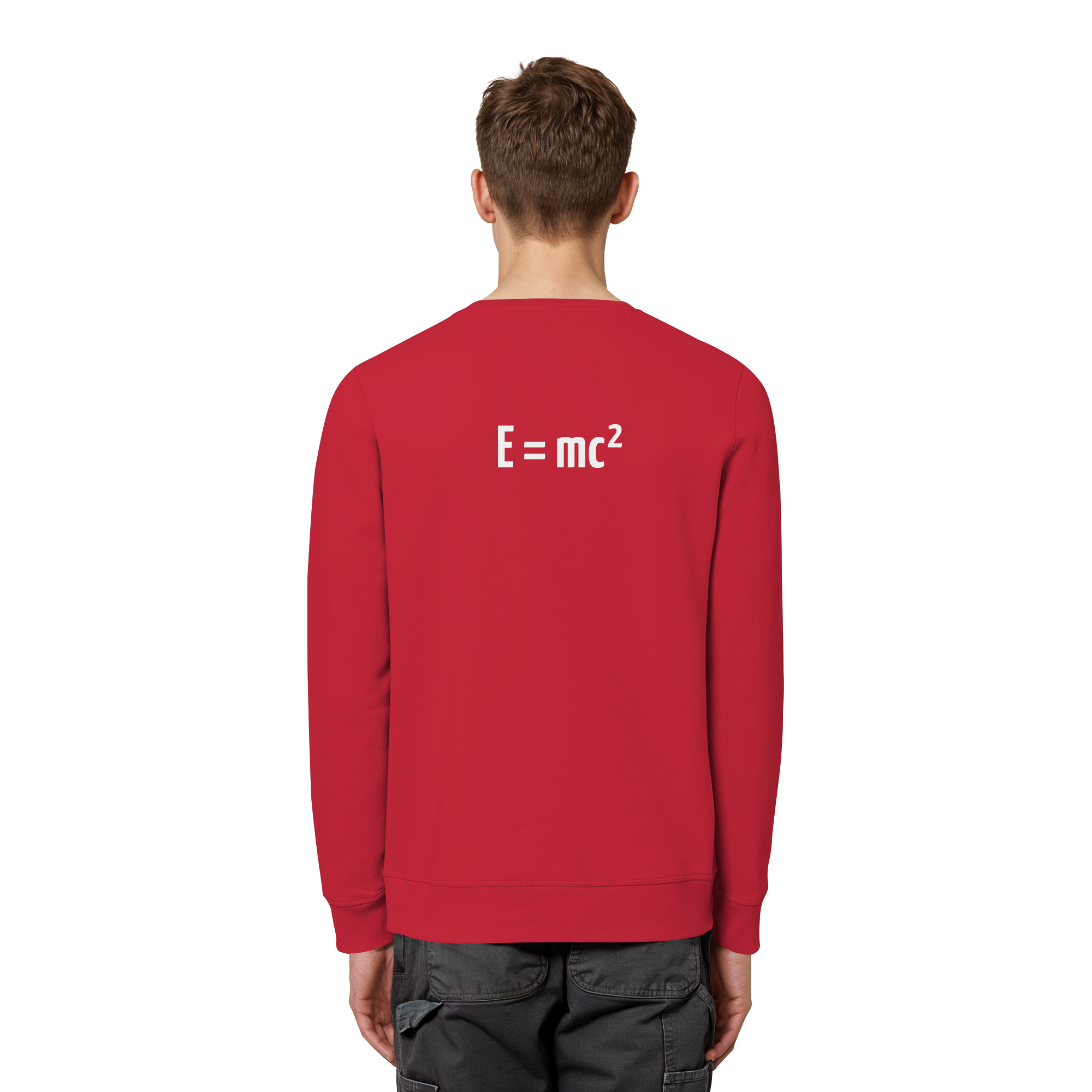 WHITE BACK (K3) - Organic Basic Unisex Sweatshirt