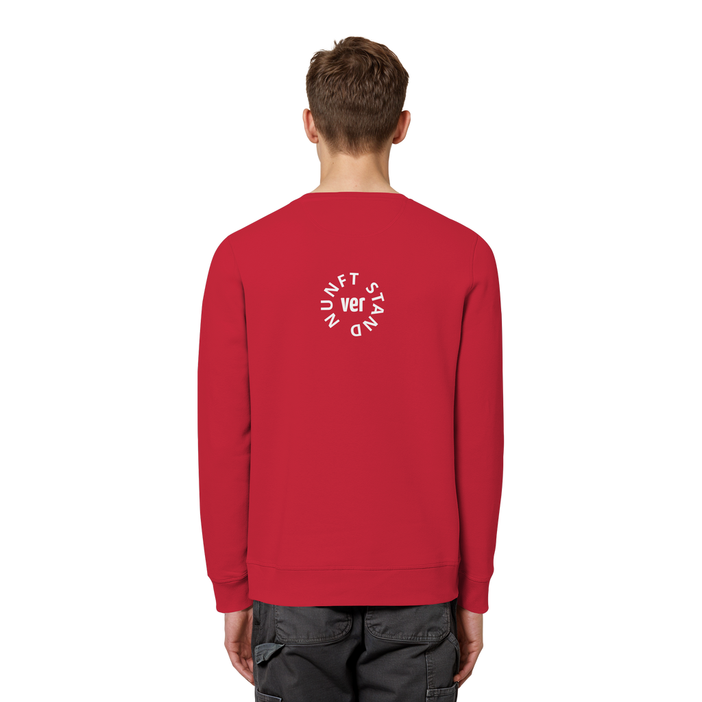 WHITE BACK (K4) - Organic Basic Unisex Sweatshirt