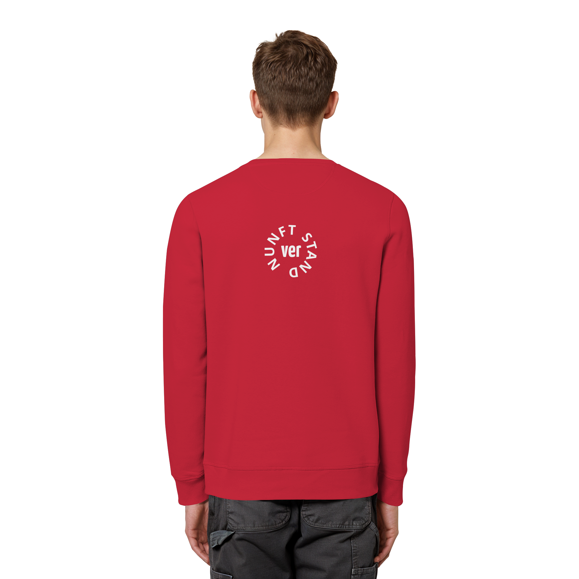 WHITE BACK (K4) - Organic Basic Unisex Sweatshirt