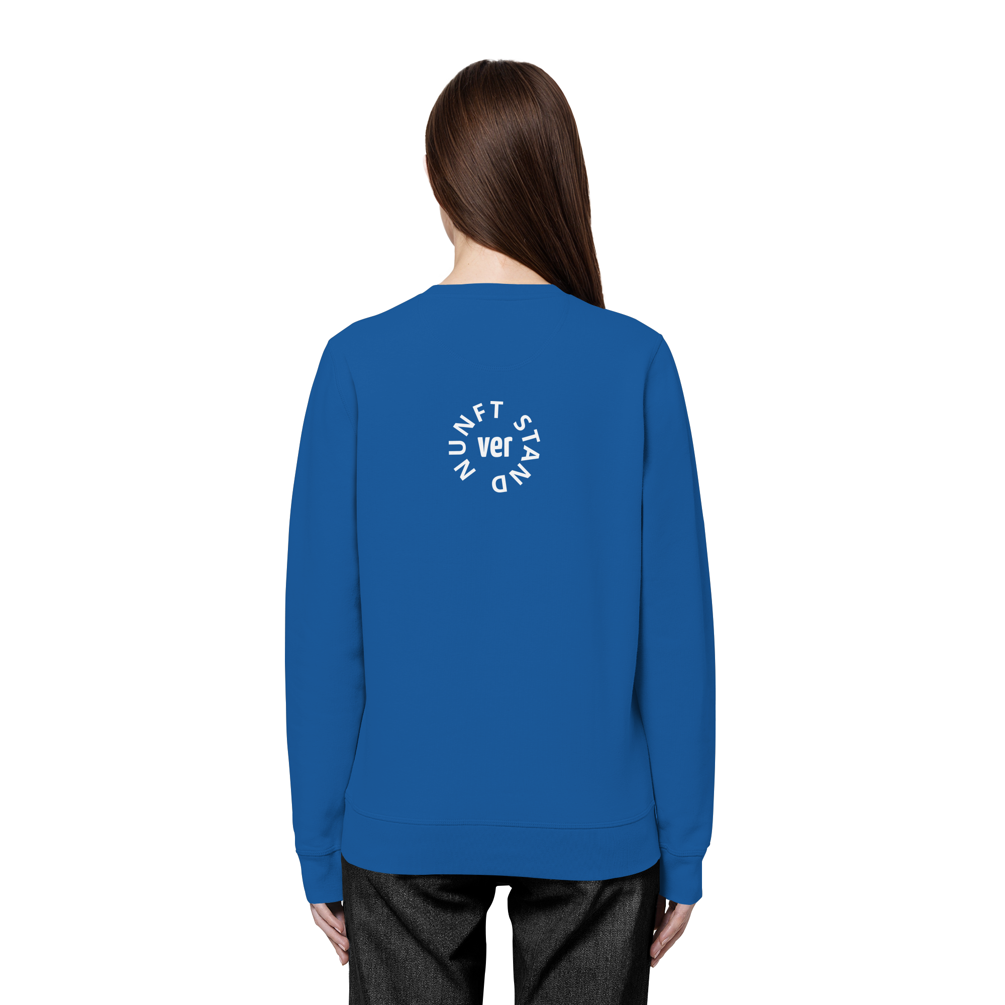 WHITE BACK (K4) - Organic Basic Unisex Sweatshirt