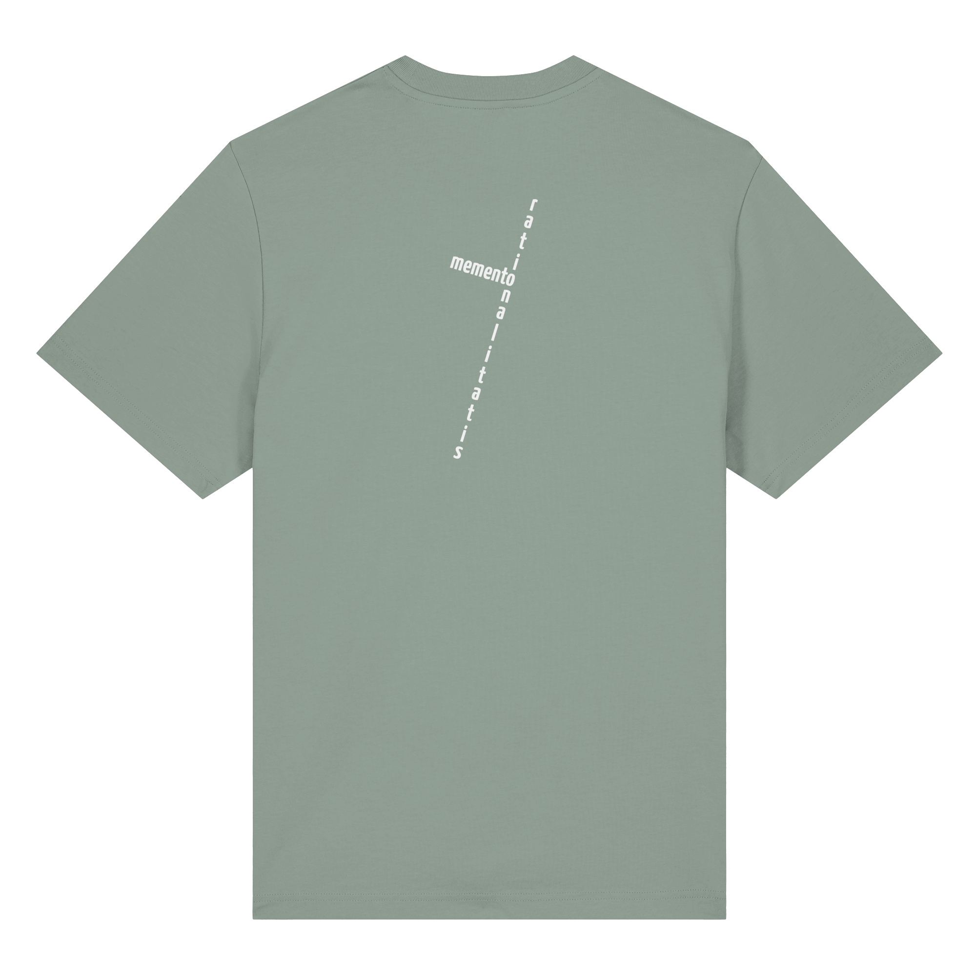 WHITE BACK (K2) - Organic Heavy T-Shirt