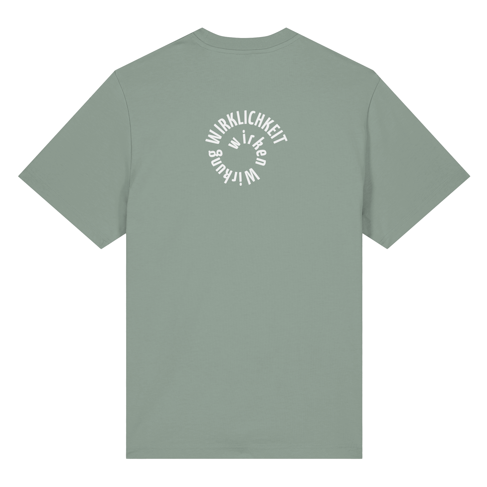 WHITE BACK (K1) - Organic Heavy T-Shirt