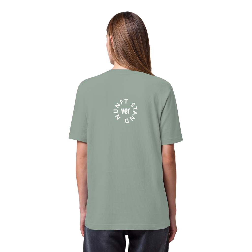 WHITE BACK (K4) - Organic Heavy T-Shirt