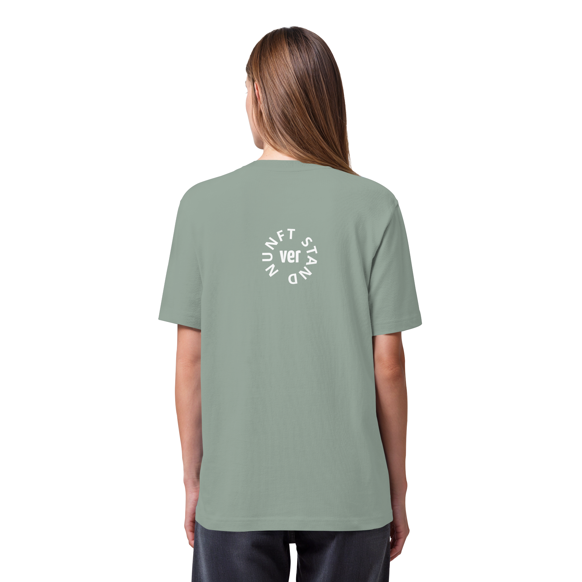 WHITE BACK (K4) - Organic Heavy T-Shirt