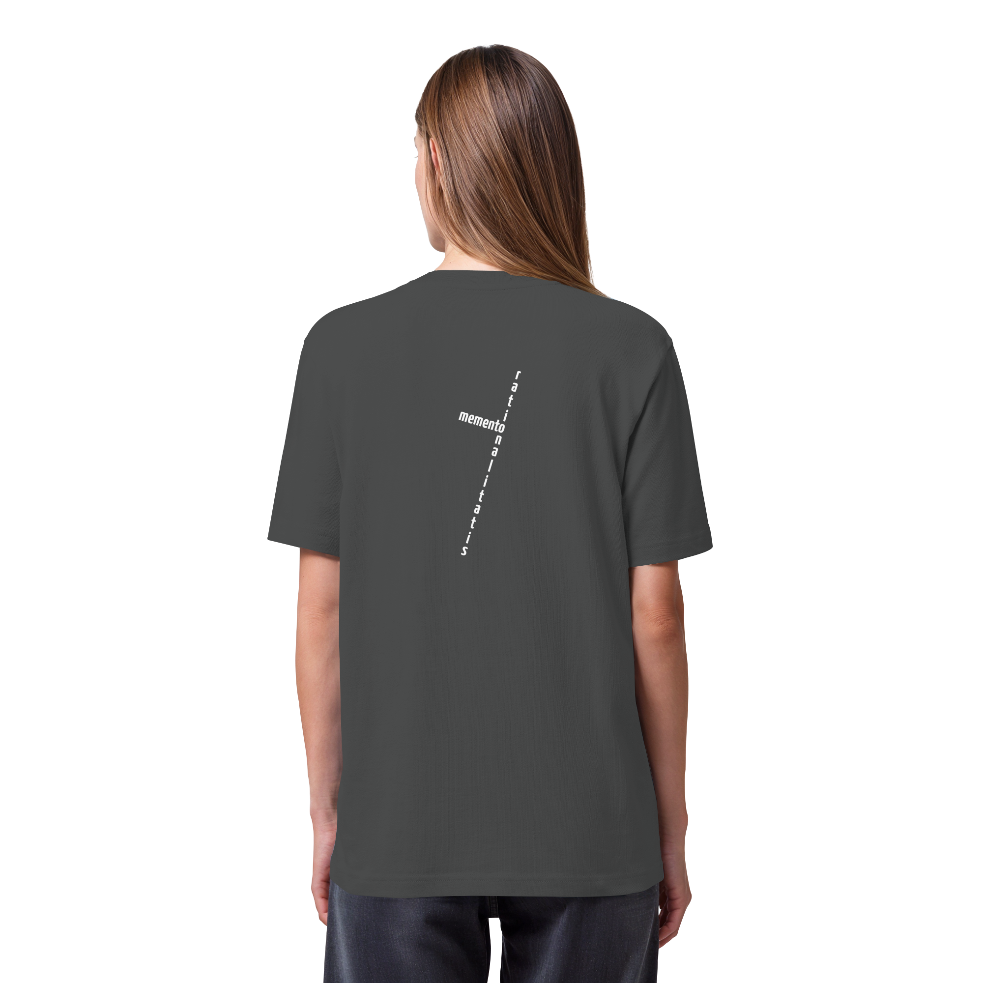 WHITE BACK (K2) - Organic Heavy T-Shirt