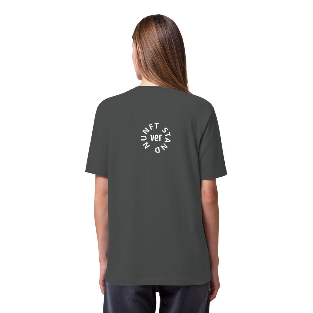 WHITE BACK (K4) - Organic Heavy T-Shirt