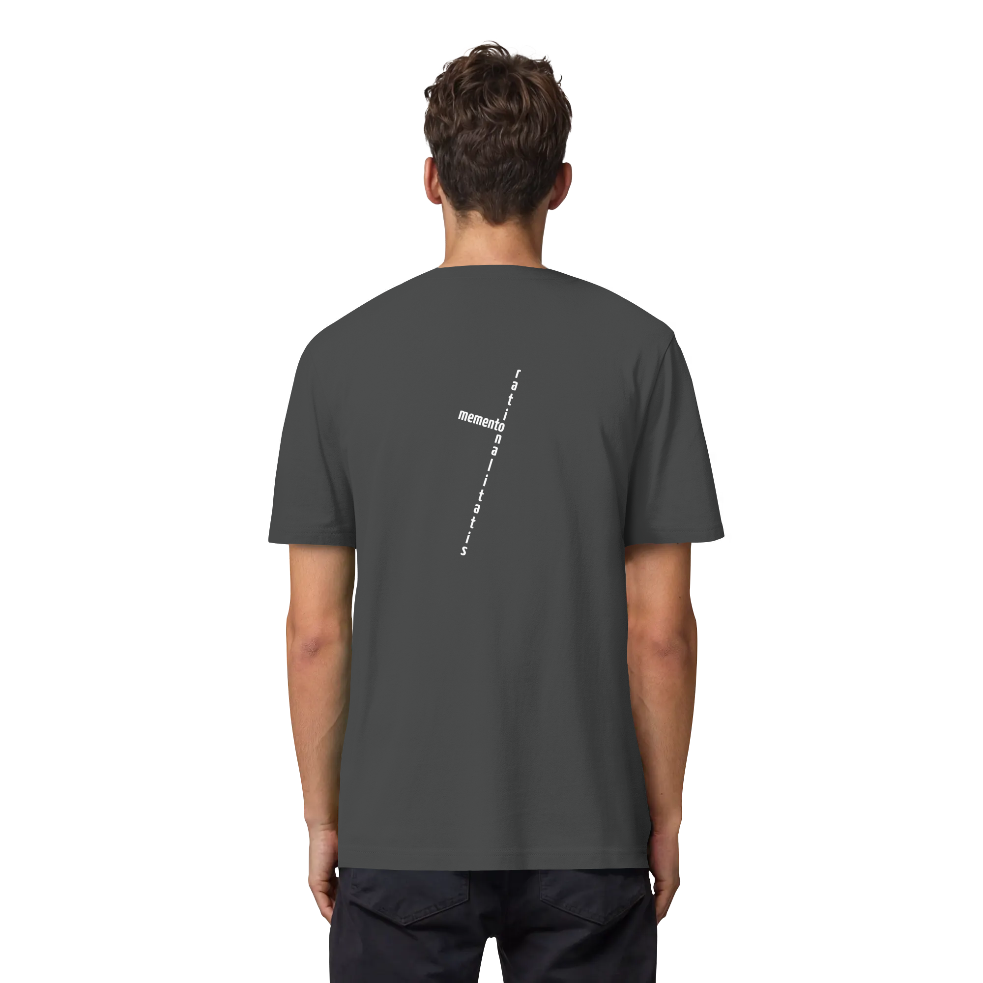 WHITE BACK (K2) - Organic Heavy T-Shirt