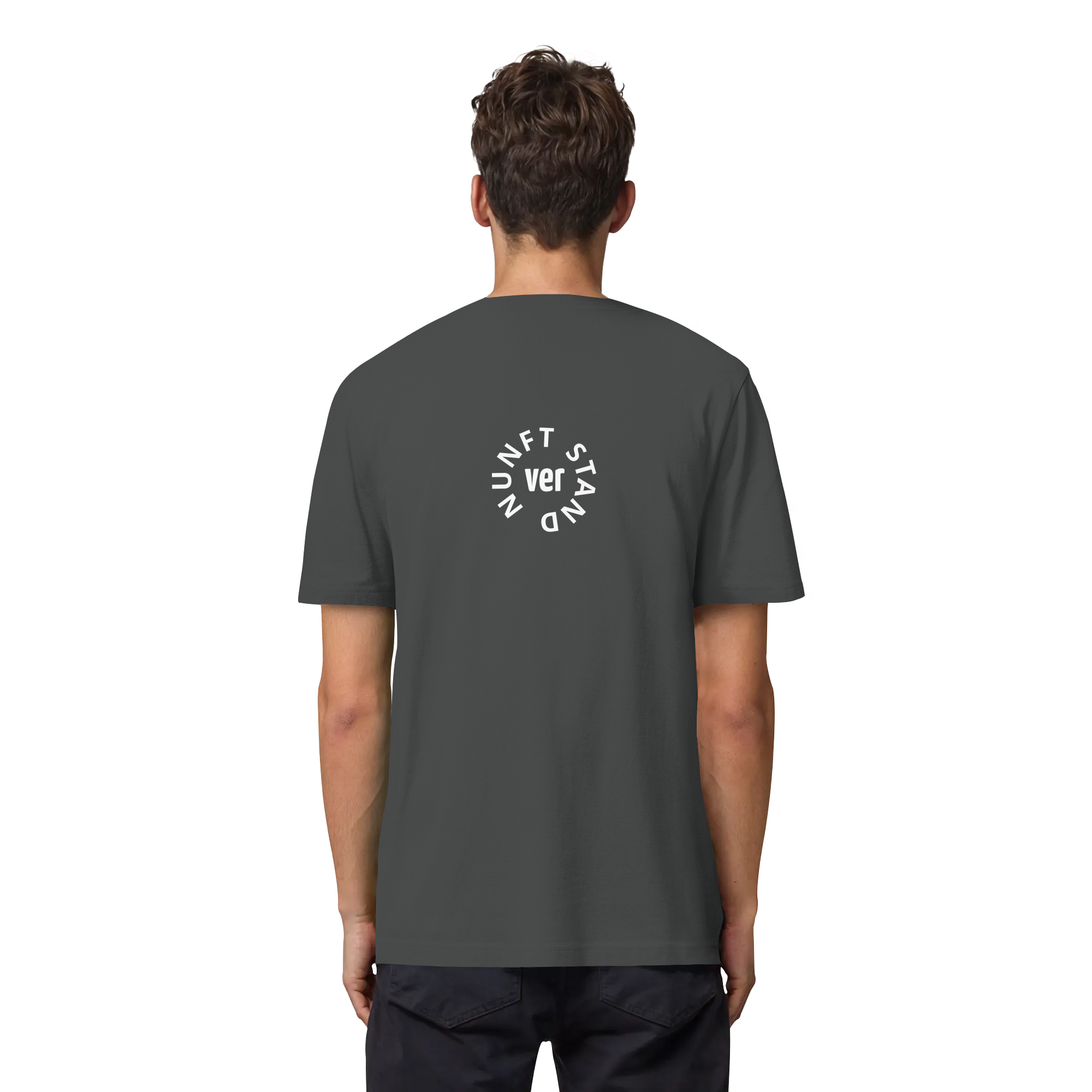 WHITE BACK (K4) - Organic Heavy T-Shirt