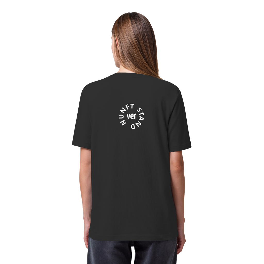 WHITE BACK (K4) - Organic Heavy T-Shirt