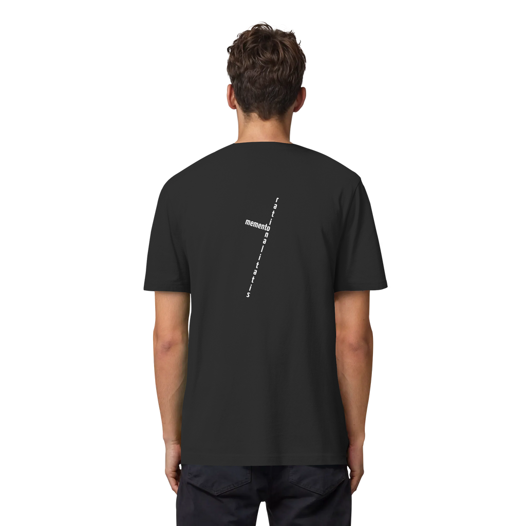 WHITE BACK (K2) - Organic Heavy T-Shirt