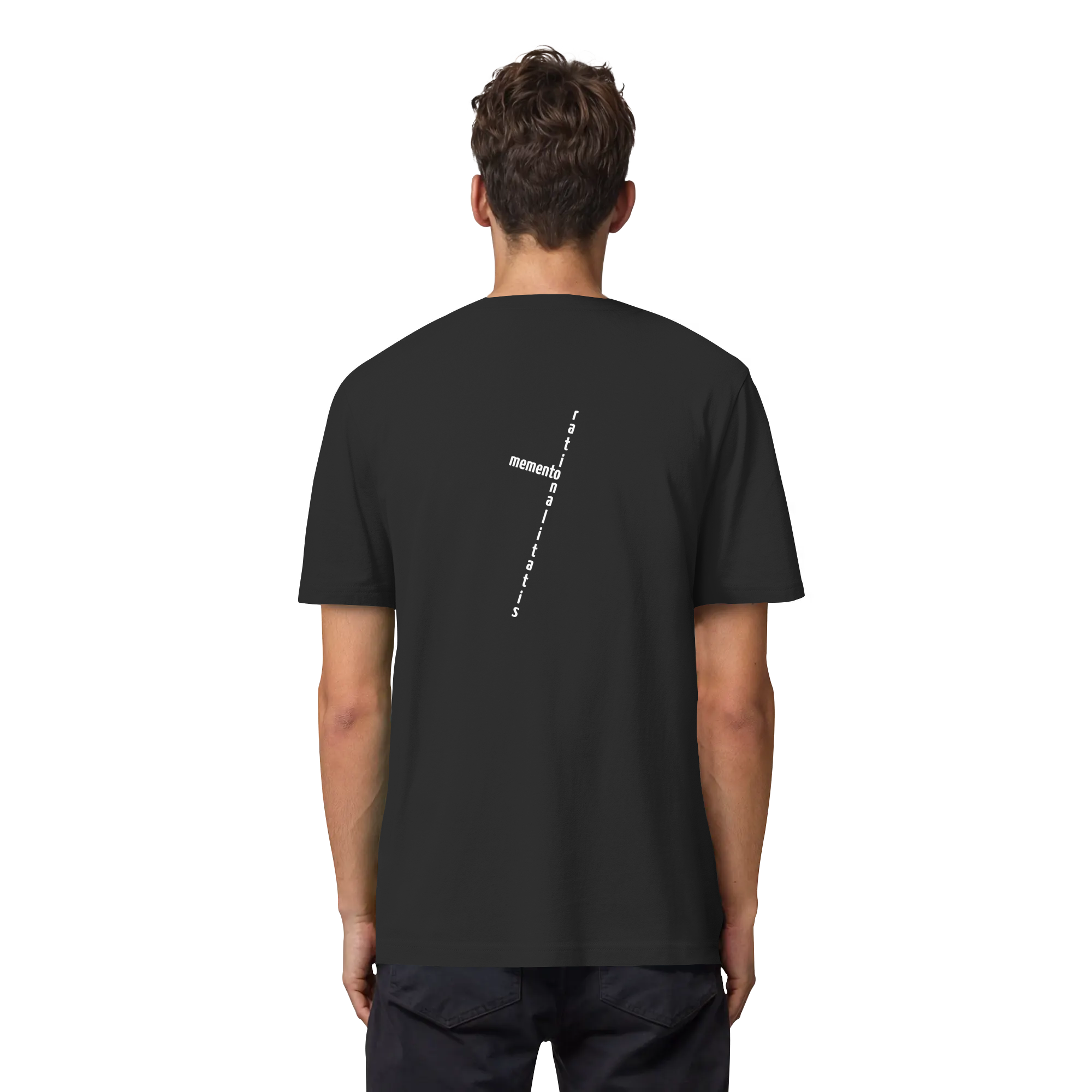 WHITE BACK (K2) - Organic Heavy T-Shirt