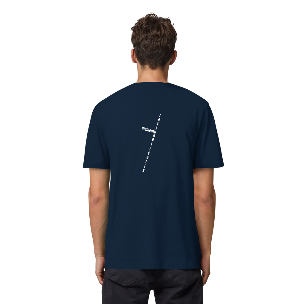 WHITE BACK (K2) - Organic Heavy T-Shirt